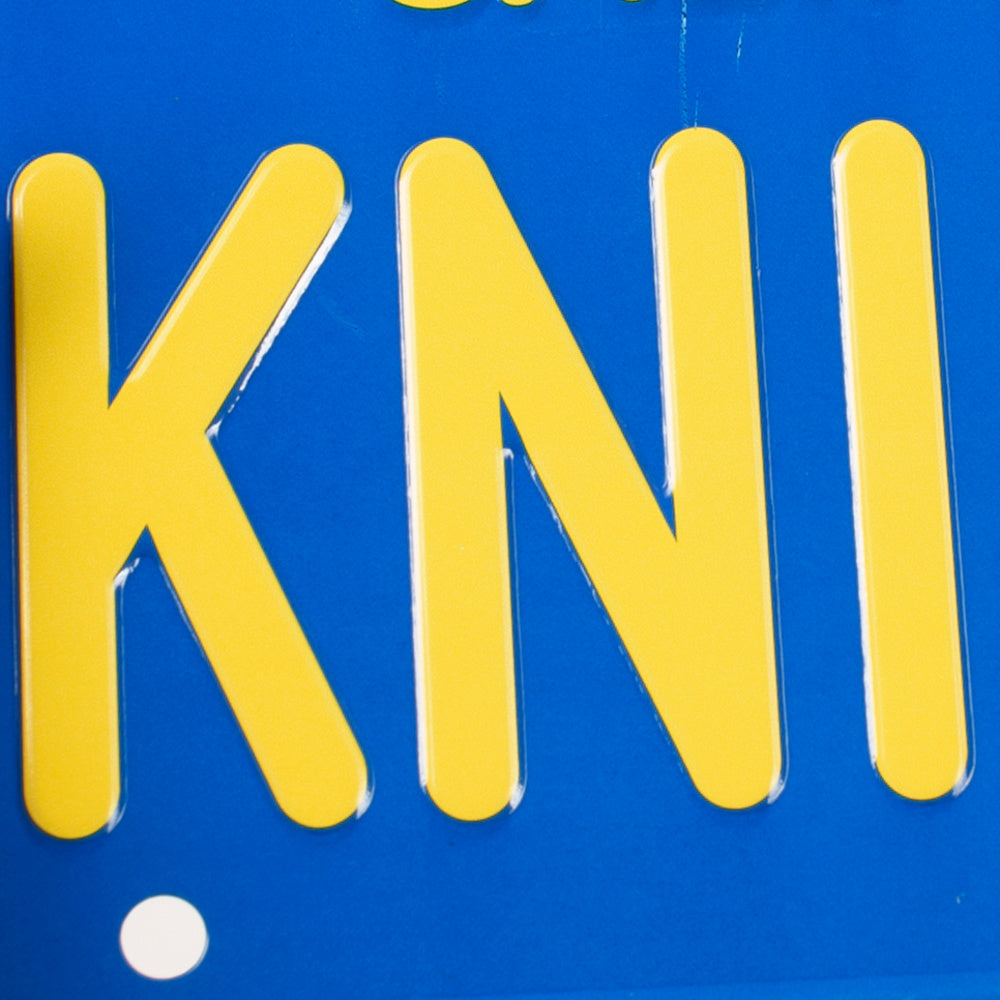 Knight Rider: K.I.T.T. License Plate Replica