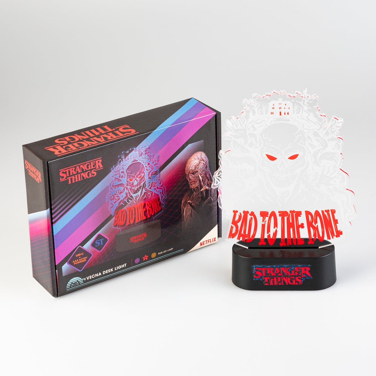 Stranger Things Led Stranger Things - Bad To The Bone LED Table Lamp