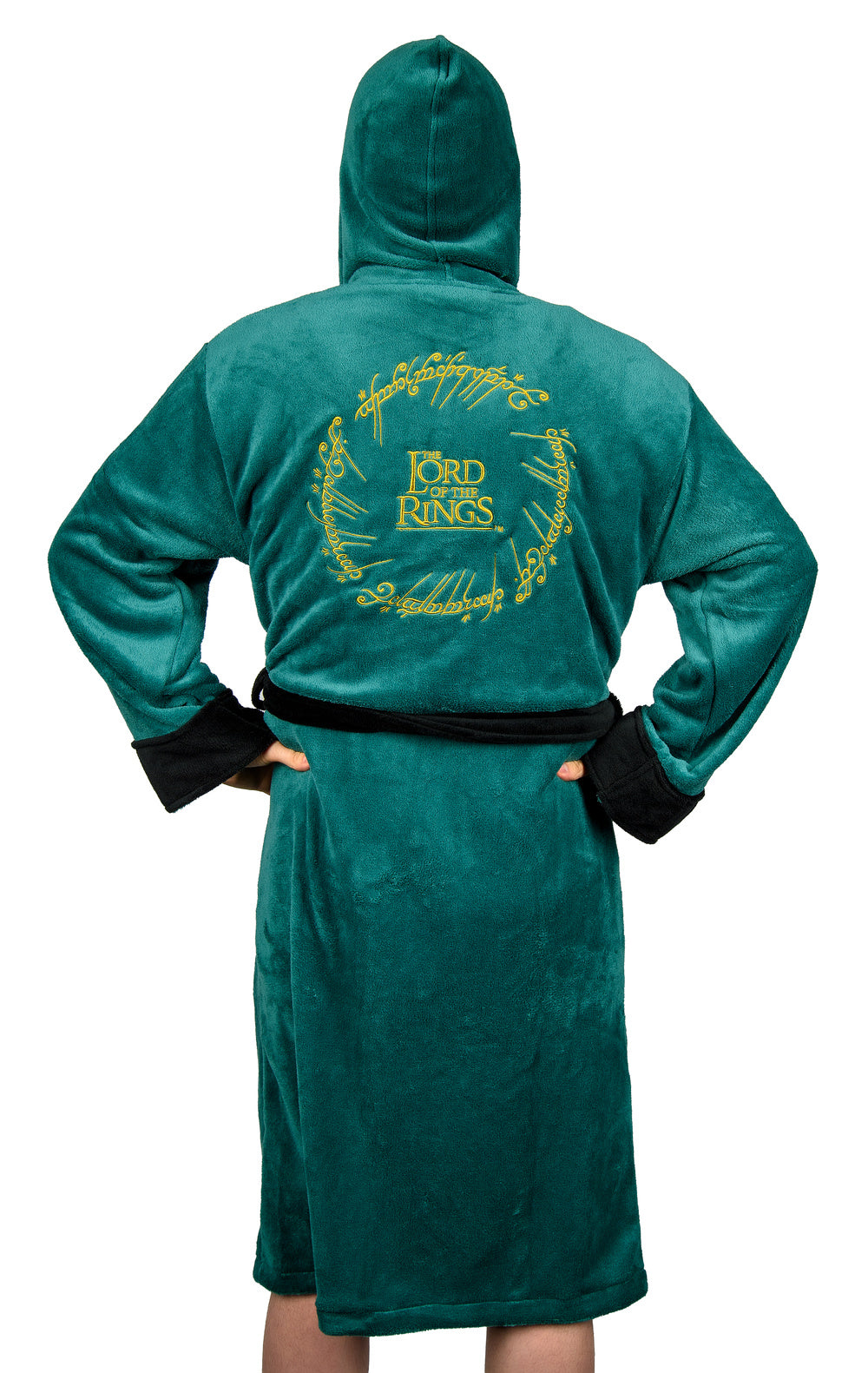 Lord of the Rings: Elven Hooded Bathrobe Green & Gold
