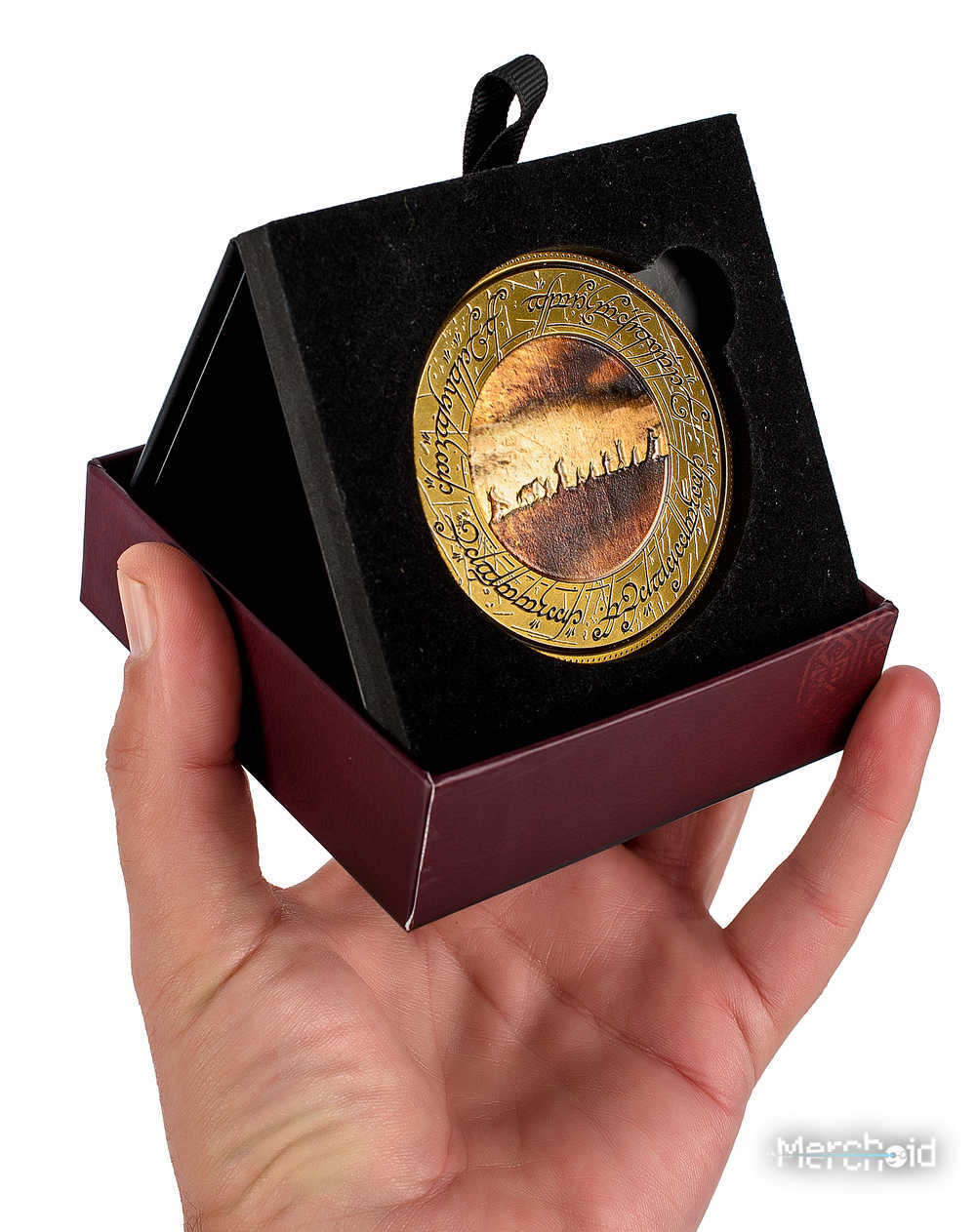 Lord of the Rings: The Fellowship Deluxe Coin with Display Stand