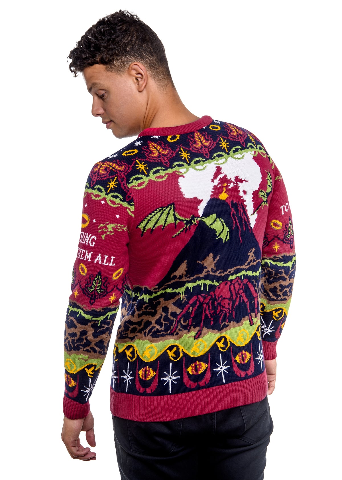 Lord Of The Rings One Sweater To Rule Them All Christmas Jumper