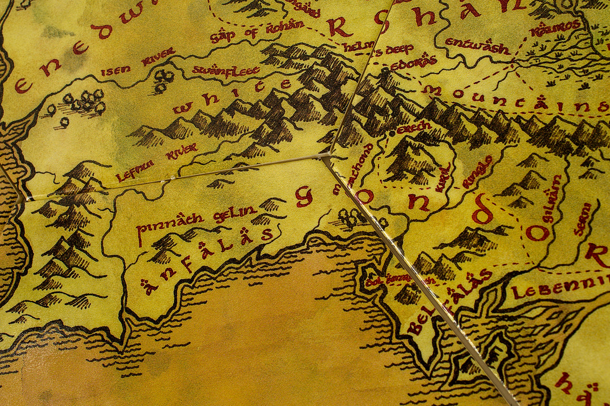 Lord of the Rings: Middle Earth Hex Map Coasters