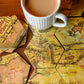 Lord of the Rings: Middle Earth Hex Map Coasters