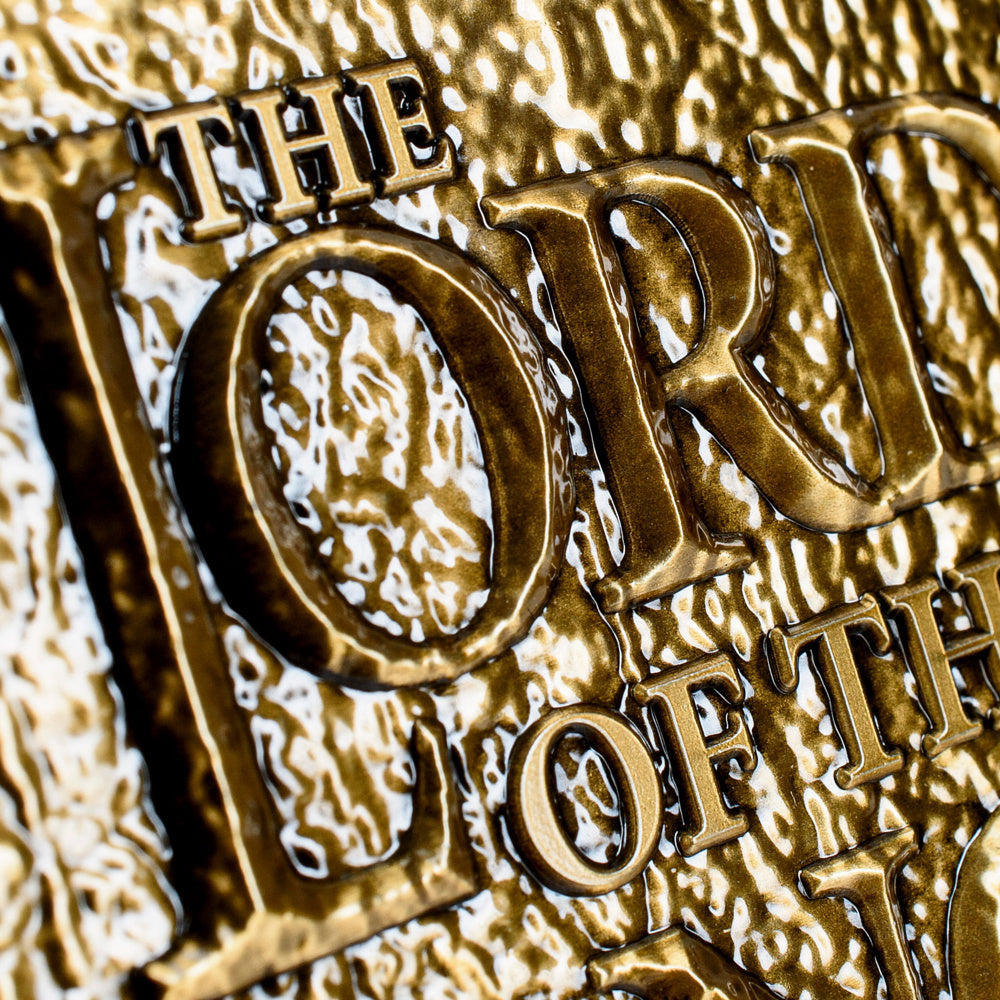 Lord of the Rings Middle Earth Metal Map