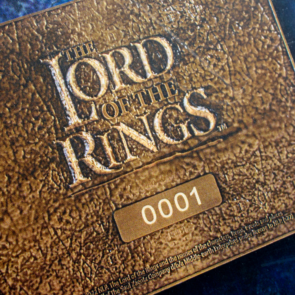 Lord of the Rings Middle Earth Metal Map