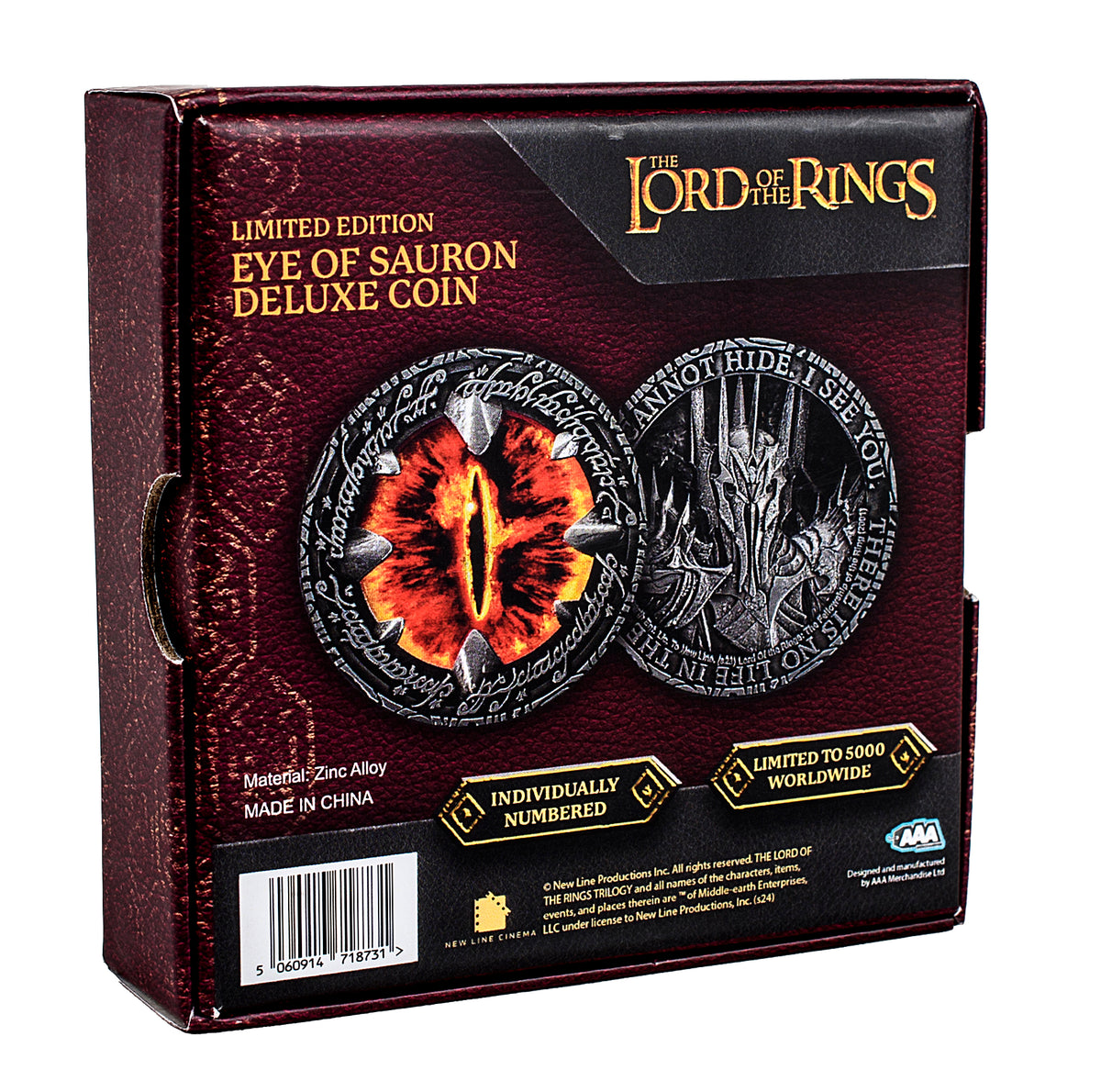 Lord of the Rings: Eye of Sauron Deluxe Coin