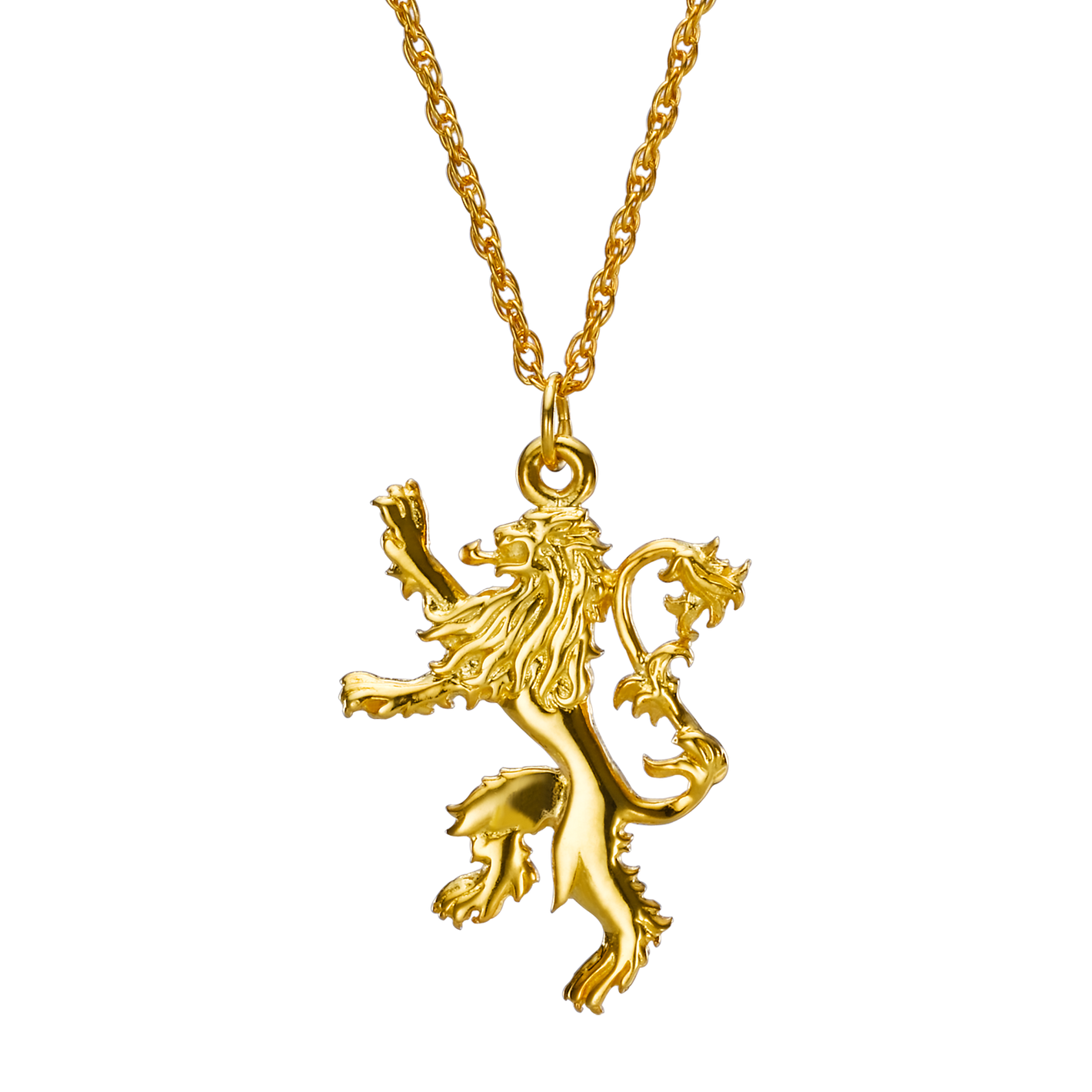 Game Of Thrones - Lannister Pendant Gold Plated Sterling Silver