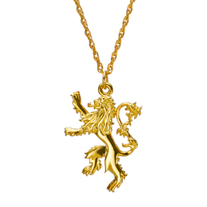 Game Of Thrones - Lannister Pendant Gold Plated Sterling Silver