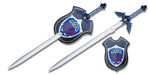 Legend Of Zelda - Deluxe Ocarina Of Time Master Sword And Hylian Shield Plaque