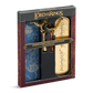 Lord Of The Rings - Middle Earth Map and Elven Script Bookmark Set