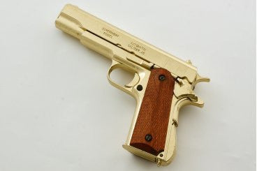 M1911A1 Colt 'Mission Accomplished' Pistol (Gold Finish)