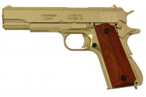 M1911A1 Colt 'Mission Accomplished' Pistol (Gold Finish)