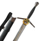 THE WITCHER - Geralt's Silver Sword TV Show Version in Hand Forged Damascus Steel