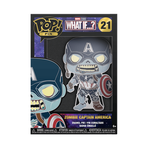 Marvel's What If...? – Zombie Captain America Pop! Enamel Pin