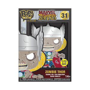 Marvel Zombies – Zombie Thor Glow-in-the-Dark Pop! Enamel Pin