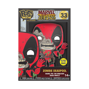 Marvel Zombies – Zombie Deadpool Glow-in-the-Dark Pop! Enamel Pin