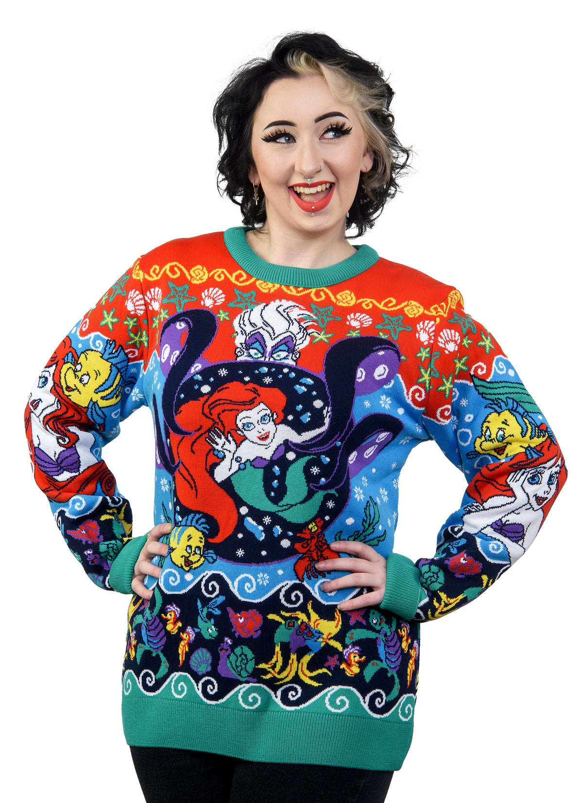 The Little Mermaid Ariel Christmas Jumper