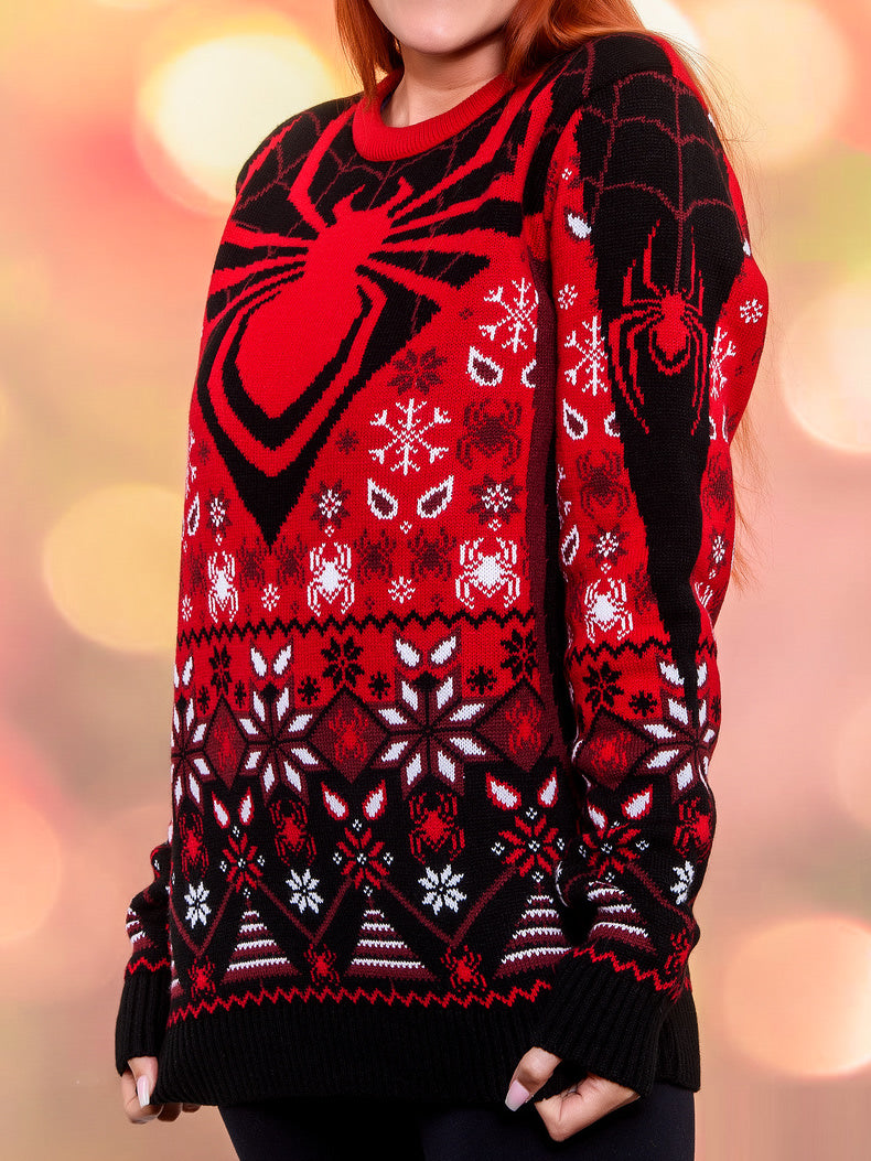 Spider-Man Miles Morales Christmas Jumper
