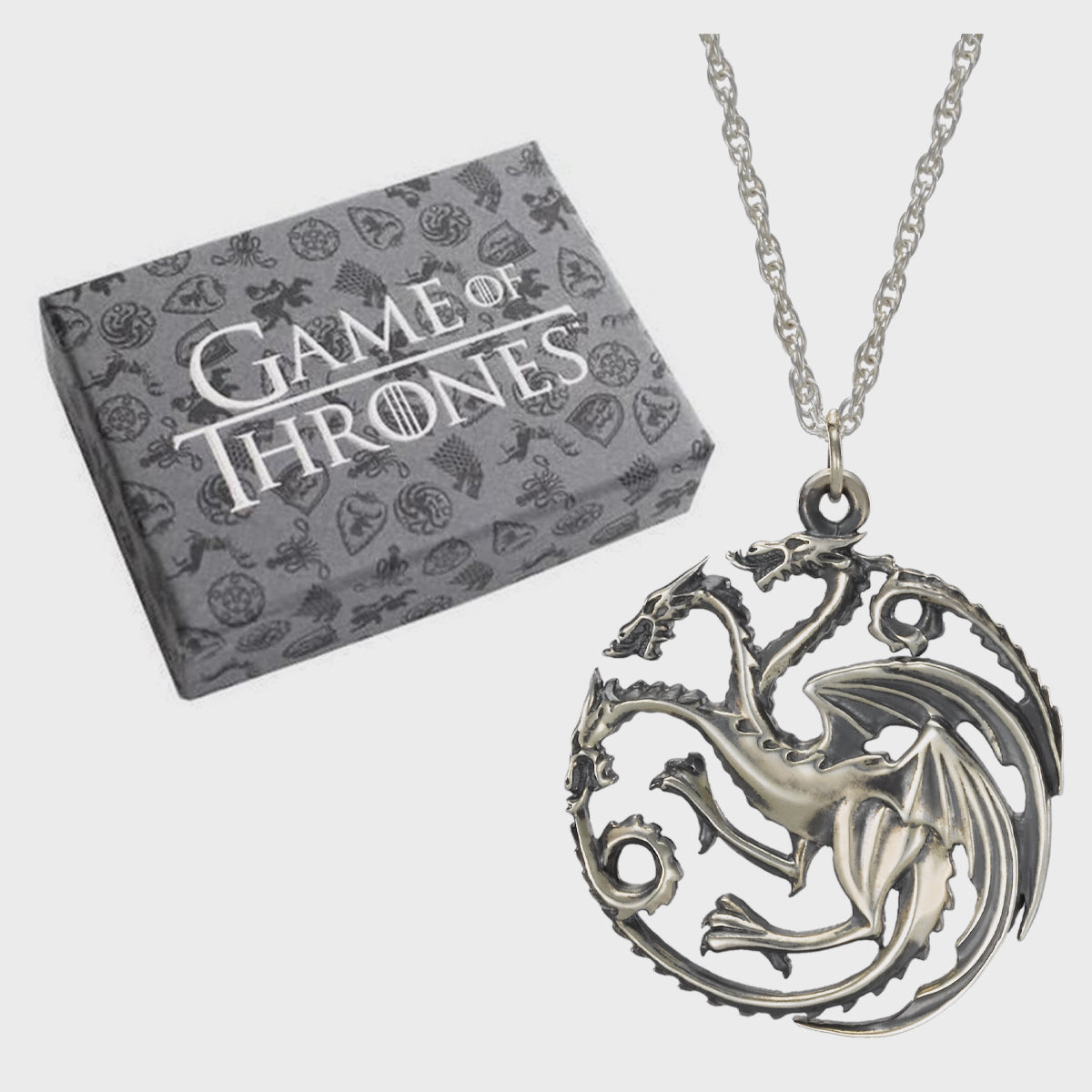 Game Of Thrones - Targaryen Pendant Sterling Silver