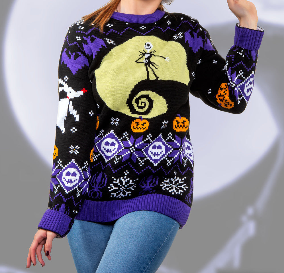 Nightmare Before Christmas 8-bit Christmas Jumper
