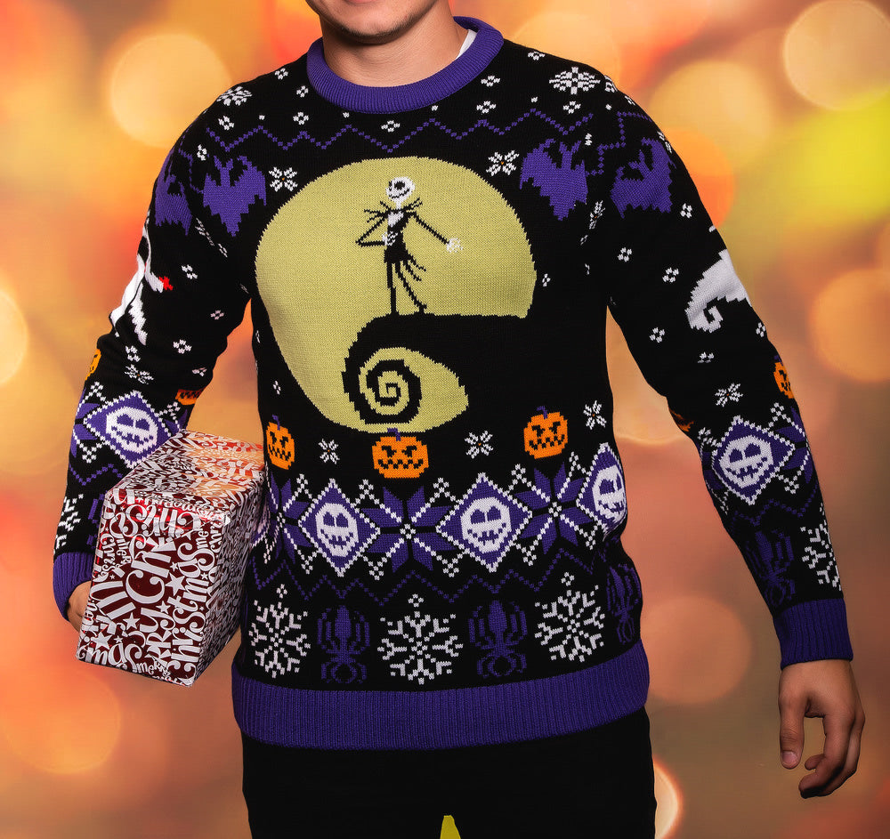 Nightmare Before Christmas 8-bit Christmas Jumper