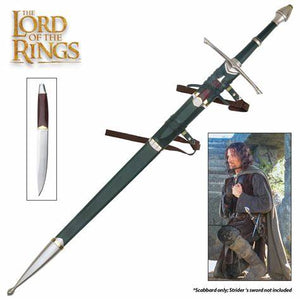 Lord Of The Rings - United Cutlery Officially Licensed Strider Ranger Scabbard (Discontinued)