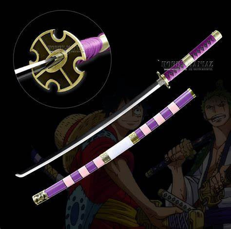 One Piece - Luffy Nidail Kitetsu Display (Straight) Katana