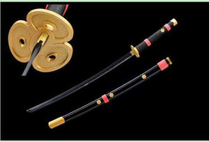 One Piece - Roronoa Zoro Display (Straight) Katana (Black)