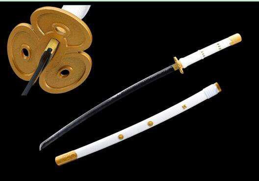 One Piece - Roronoa Zoro Display (Straight) Katana (White)