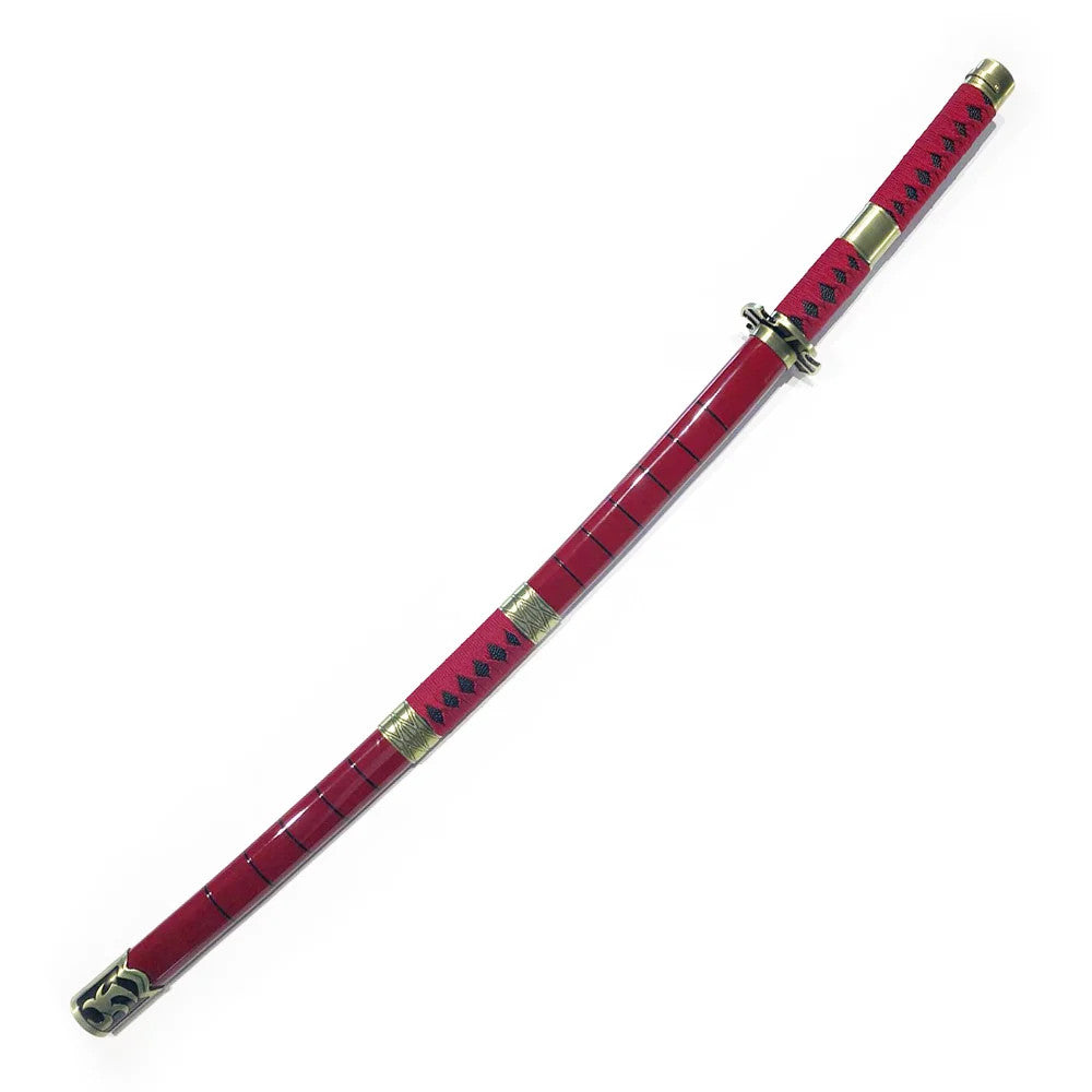 One Piece - Roronoa Zoro's Sandai Kitetsu Display (Straight Blade) Katana