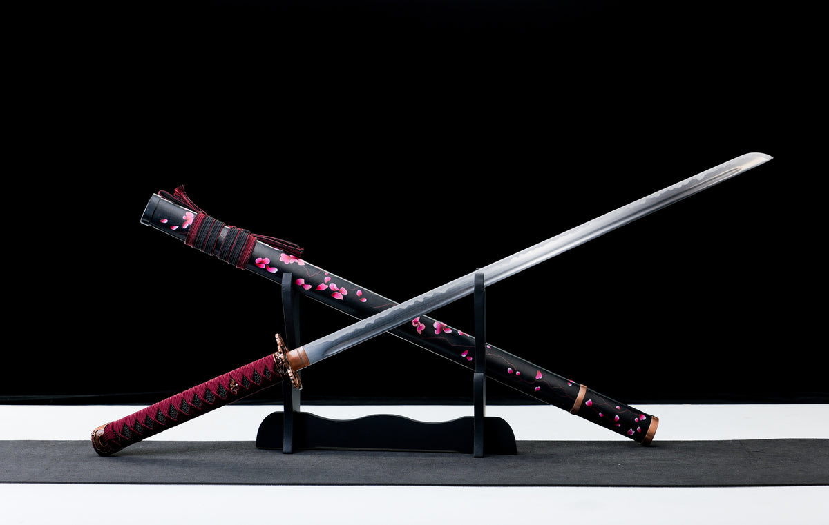 Ghost of Yotei - Sakura In Moonlight Display (Straight Blade) Katana