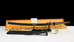 Kill Bill - Deluxe "The Bride" (Uma Thurman) Hatori Hanzo Hand Forged Katana In Clay Tempered HCS