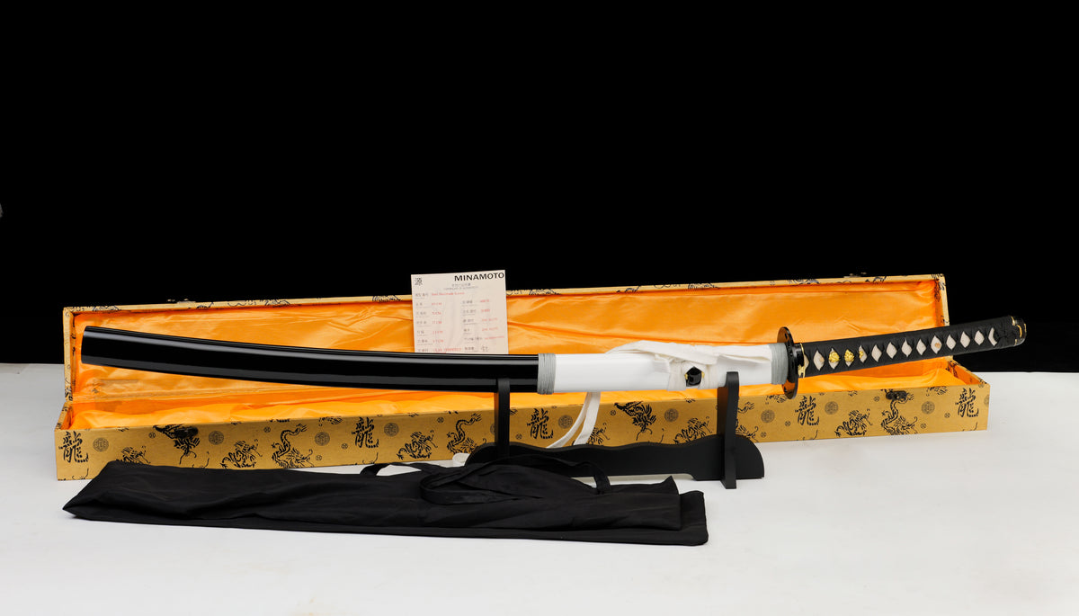 Kill Bill - Deluxe Budd's (Michael Madsen) Hattori Hanzo Hand Forged Katana in Clay Tempered HCS