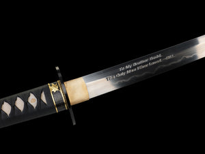 Kill Bill - Deluxe Budd's (Michael Madsen) Hattori Hanzo Hand Forged Katana in Clay Tempered HCS