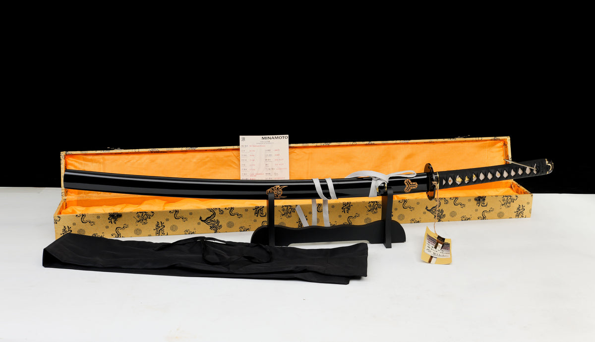 Kill Bill - Deluxe Bill's (David Carradine) Hattori Hanzo Hand Forged Katana In Clay Tempered HCS