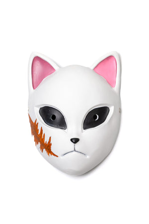 Demon Slayer – Sabito Scarred Fox Warding Mask
