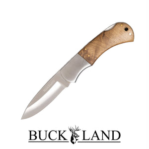 Buckland Burlwood 4" Lockback Folding Knife