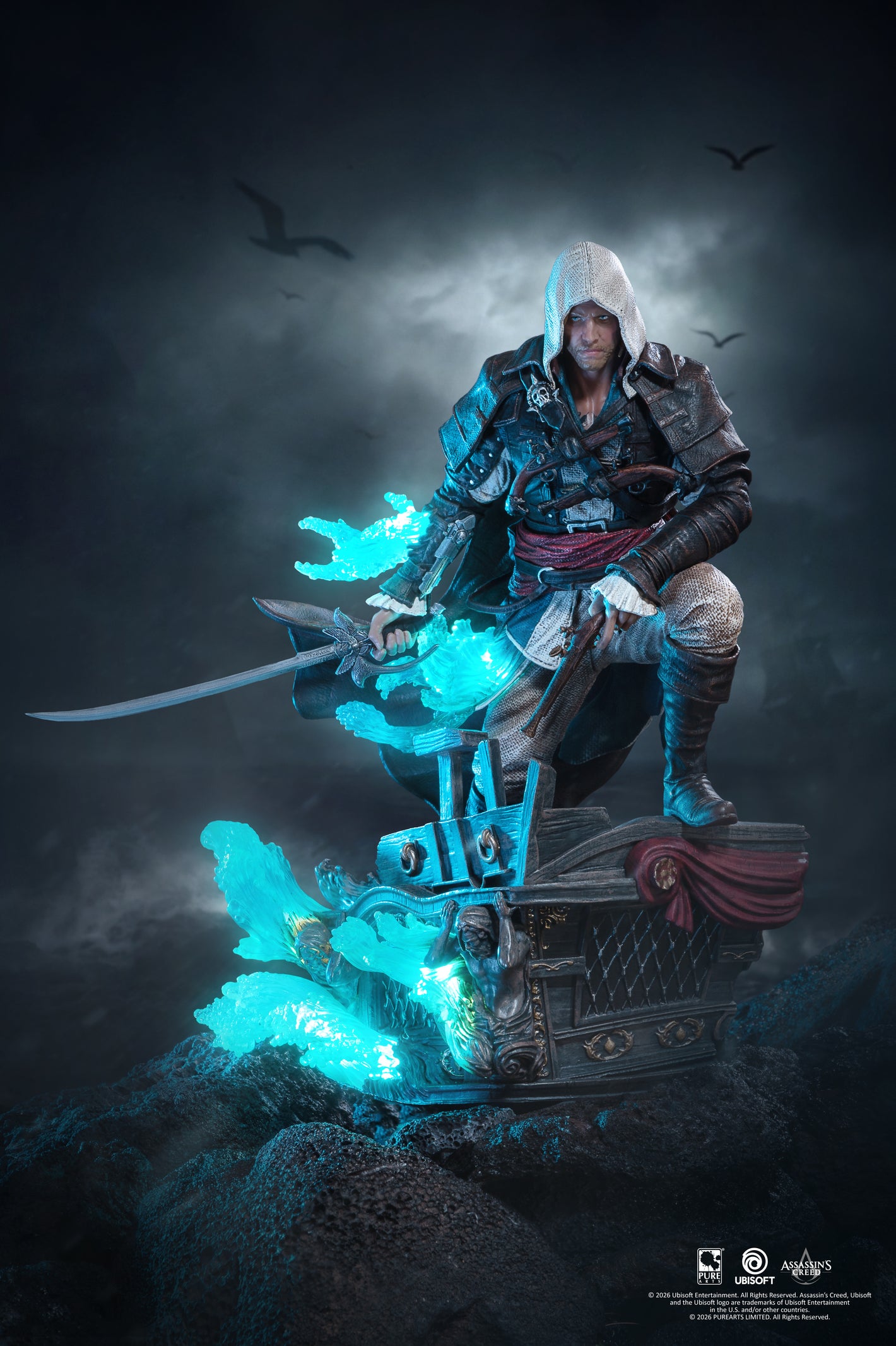 Assassin's Creed Black Flag Resynced - Official Animus Edward Kenway 1:8 Scale Statue