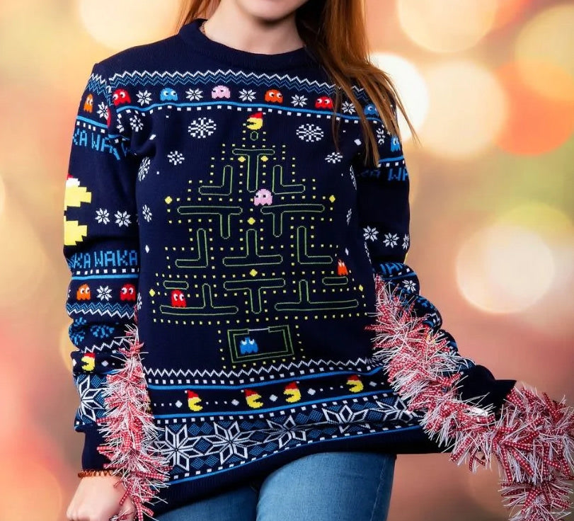 Pac-Man Christmas Jumper