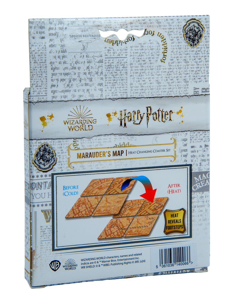 Harry Potter: Marauder's Map Heat Changing Coasters (4pcs)