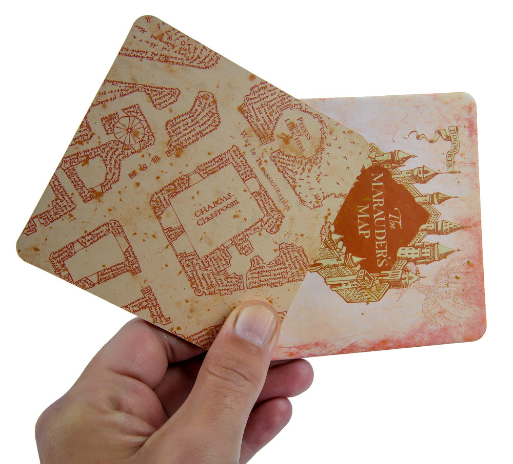 Harry Potter: Marauder's Map Heat Changing Coasters (4pcs)