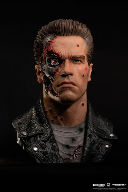 Terminator 2 - T-800 Model 101 Battle Damaged Art Mask 1:1 Scale | PureArts
