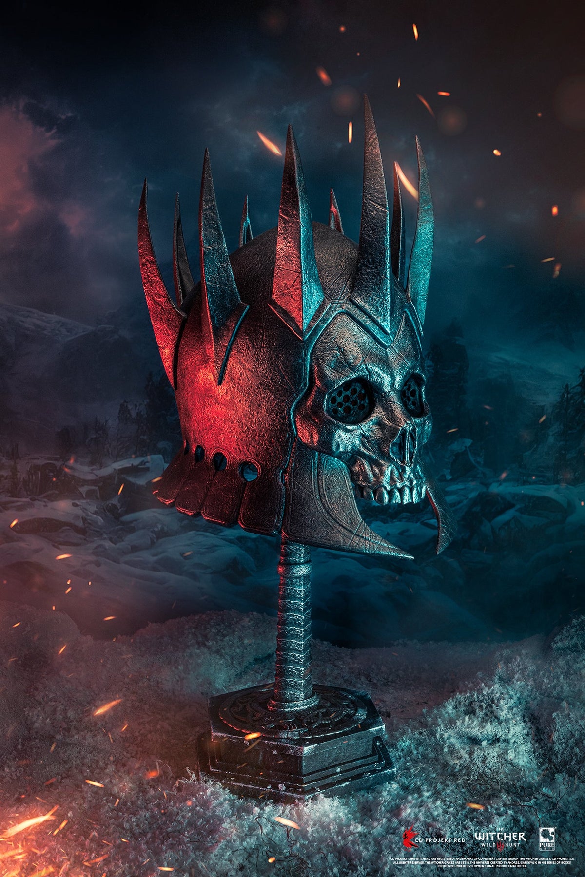The Witcher 3: Wild Hunt – Eredin Helmet 1:1 Scale Replica | PureArts