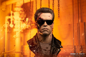 Terminator 2 - T-800 Model 101 Battle Damaged Art Mask 1:1 Scale | PureArts