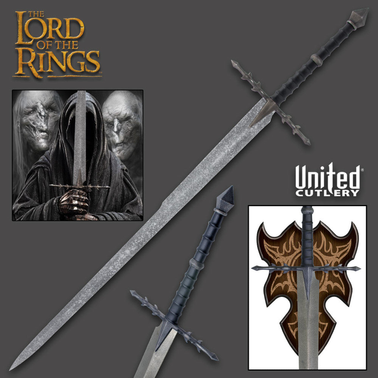 Lord Of The Rings - United Cutlery Officially Licensed Ringwraith Sword-The Sword Stall