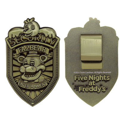 Five Nights at Freddy's – Official Replica Security Badge (Antique Brass Edition)