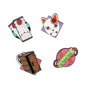 Demon Slayer - Officially Licensed Deluxe Set Of 4 Pins
