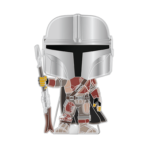 Star Wars: The Mandalorian – The Mandalorian with Blaster Pop! Enamel Pin