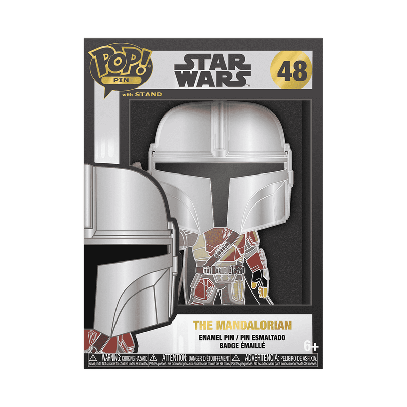 Star Wars: The Mandalorian – The Mandalorian with Blaster Pop! Enamel Pin