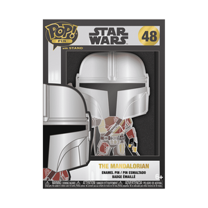 Star Wars: The Mandalorian – The Mandalorian with Blaster Pop! Enamel Pin